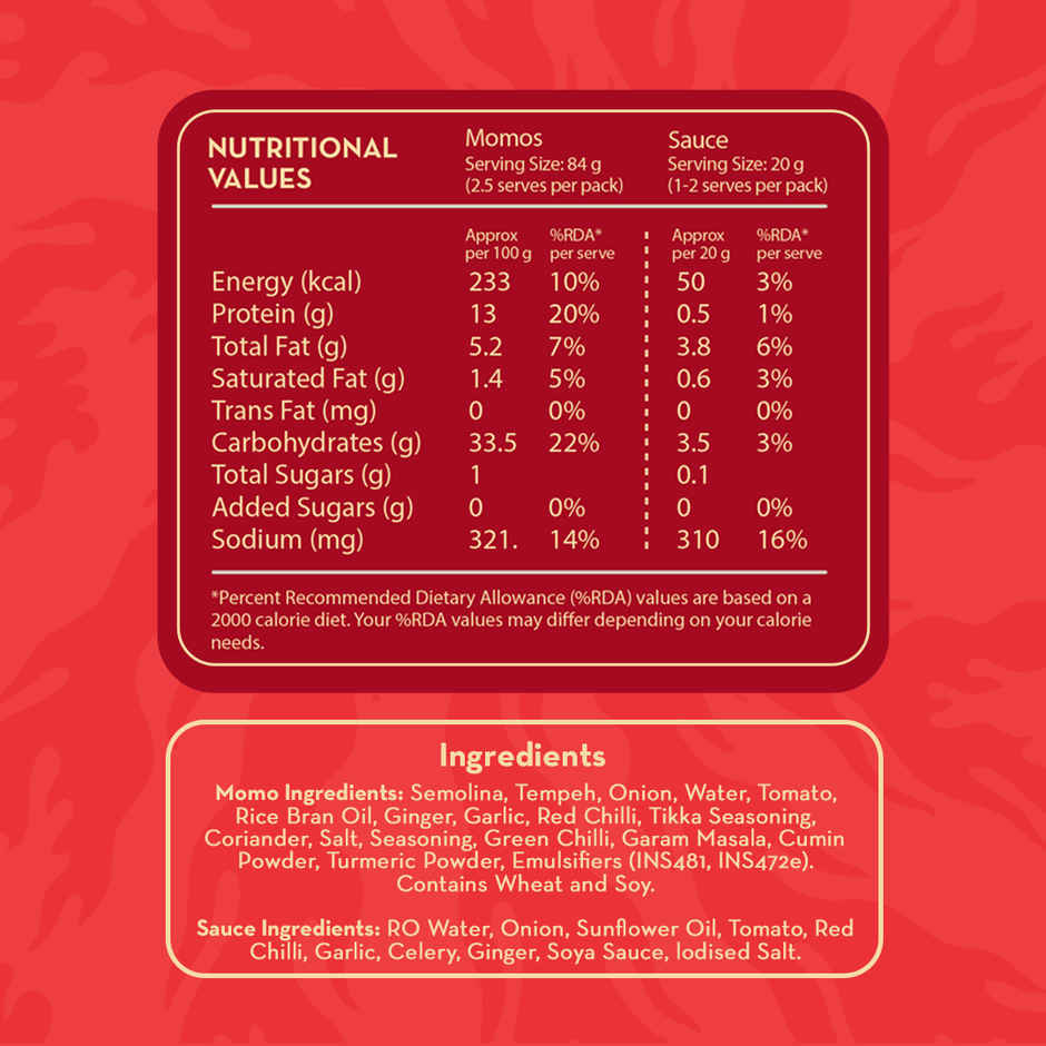 Hello Tempayy Masala High Protein Veg Momos - Maida Free