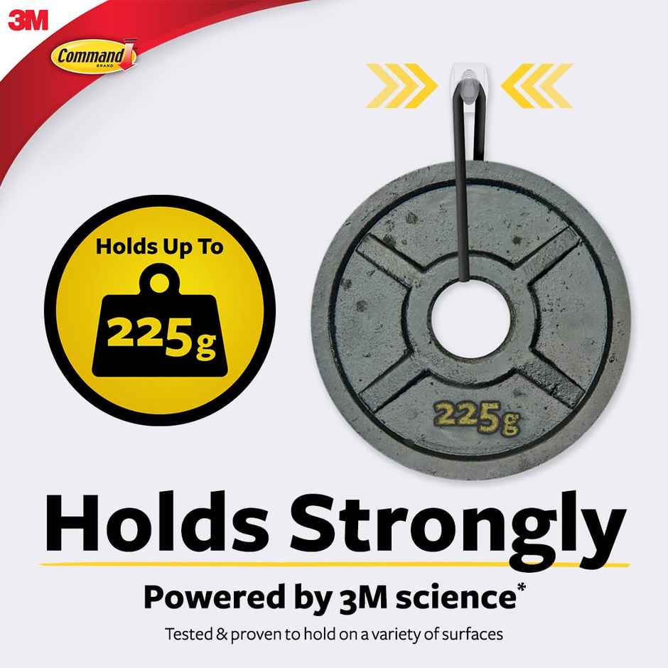 Command Mini Wall Hooks | Clear