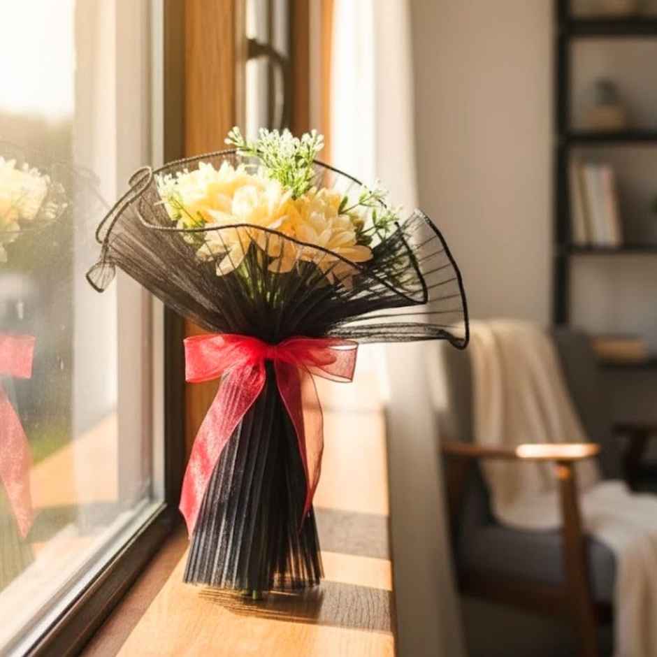 Artificial Dahlia Flower Bouquet | Satyam Kraft