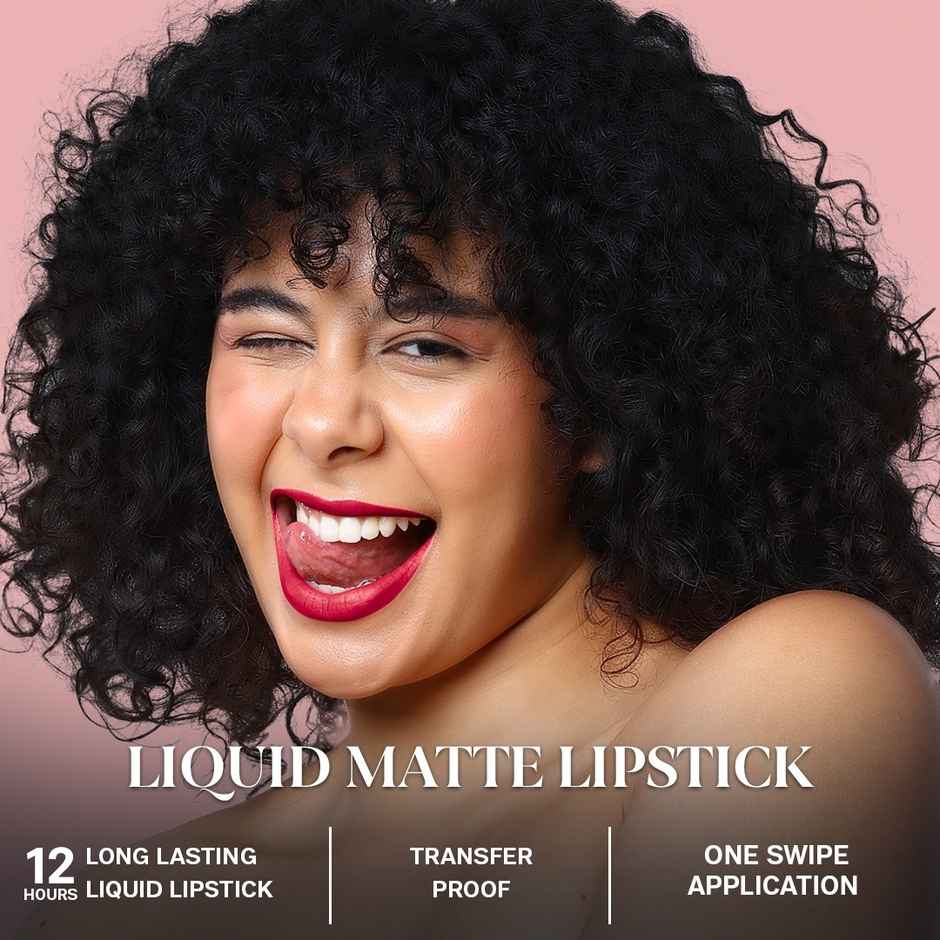 Flicka Weightless Impression Matte Liquid Lipstick | 11 November