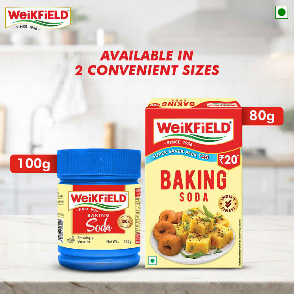 Weikfield Baking Soda Jar | Pure Sodium Bicarbonate