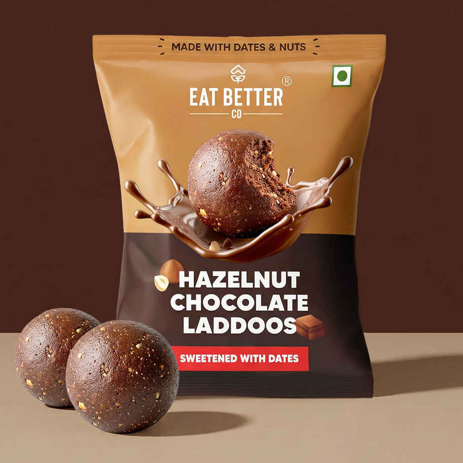 Eat Better Co Hazelnut Chocolate Sugar-Free Laddu