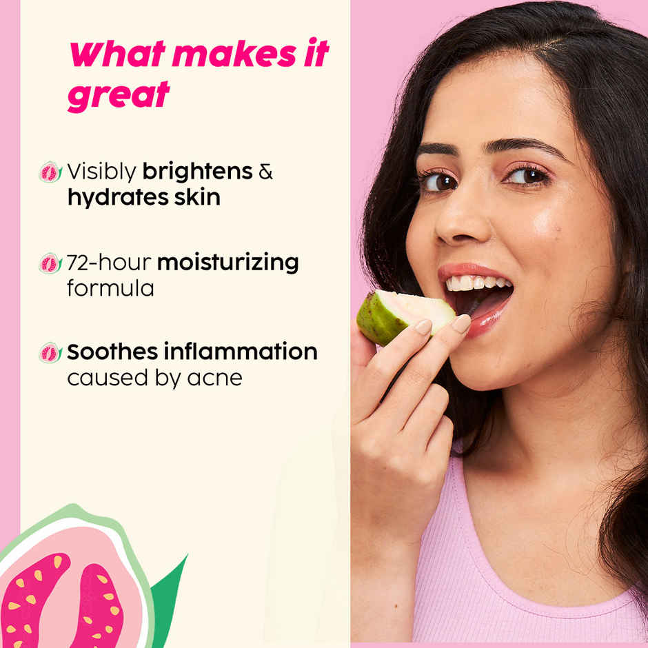 Plix Guava Glow 10% Vitamin C Face Serum with Guava Extract & Pentavitin for Bright & Glowing Skin