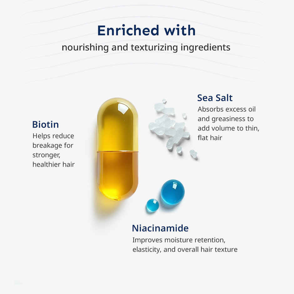 Arata Sea Salt Hair Texturizing Spray (Matte Finish)