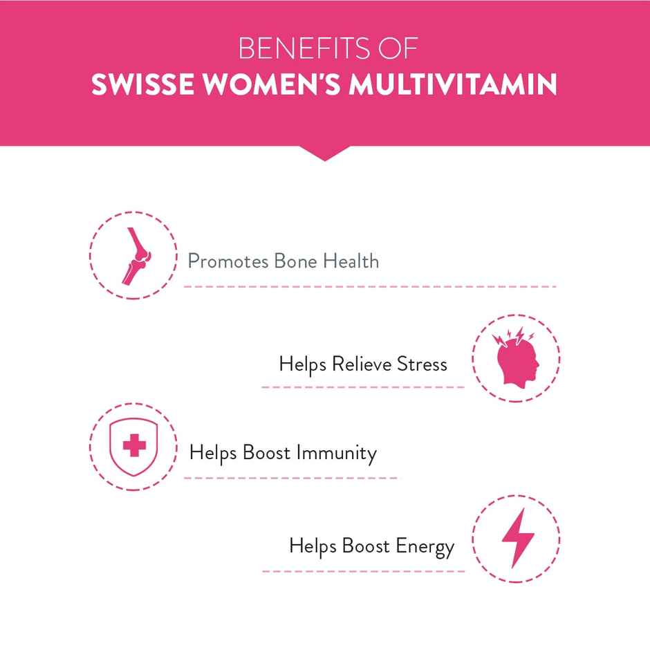 Swisse Women'S Multivitamin - Boosts Energy, Stamina, Mental Performance With 36 Herbs - (30 Tabs)