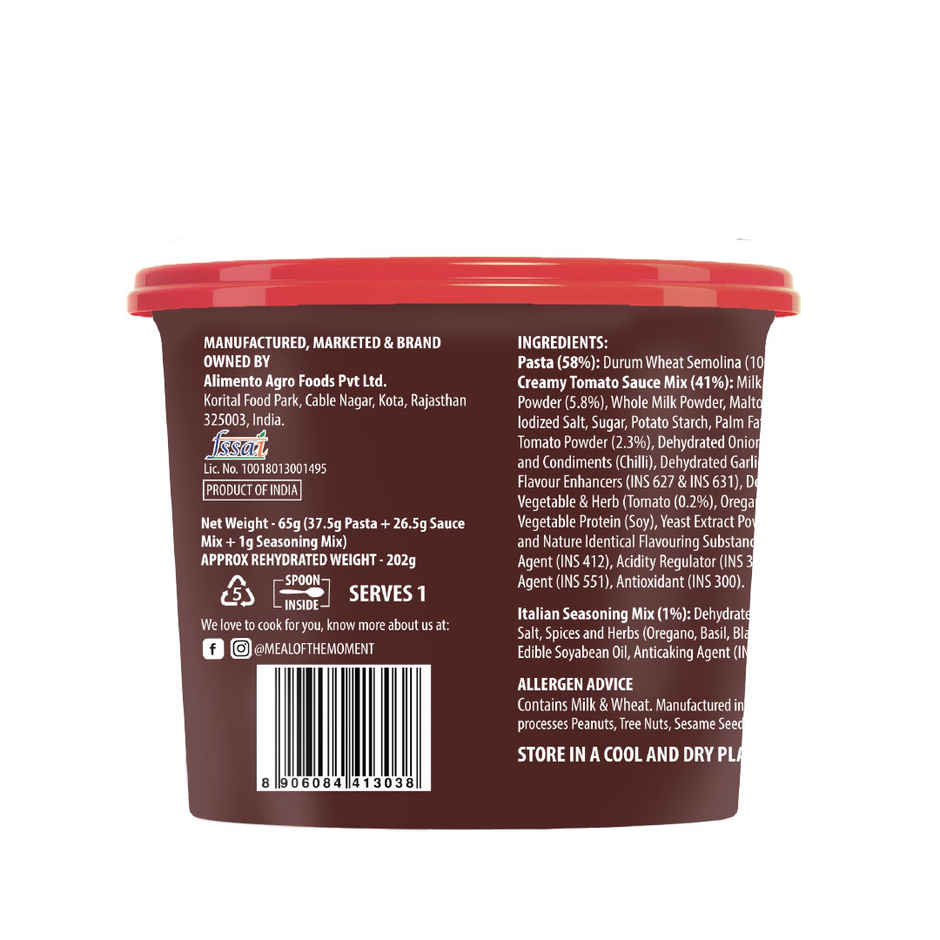 MOM Creamy Tomato Instant Pasta