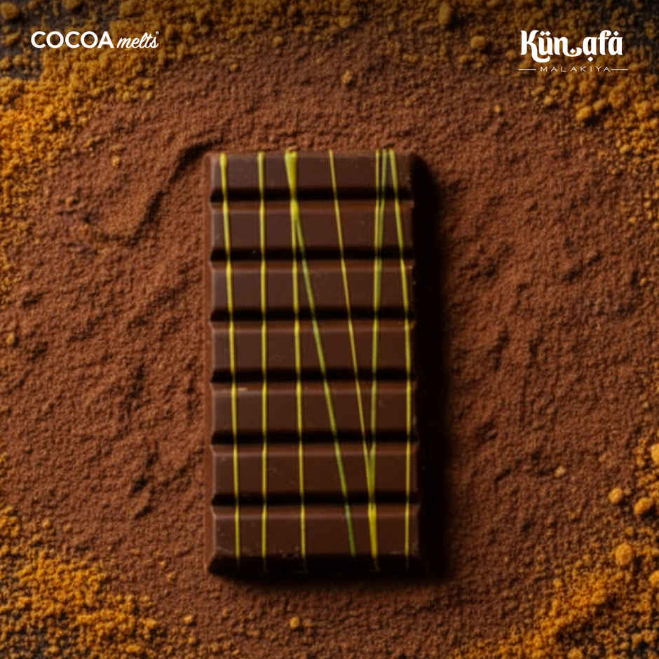Cocoa Melts Dubai Speculoos Kunafa Chocolate Bar