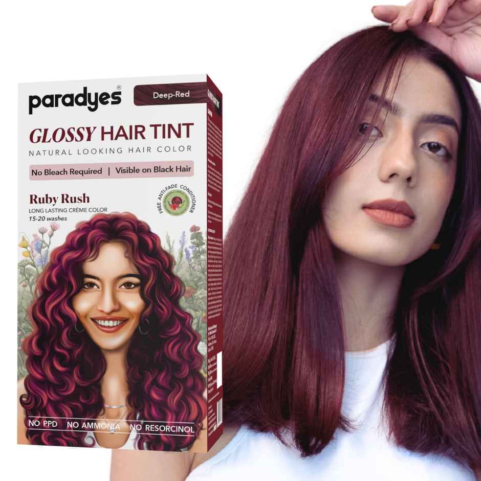 Paradyes No Bleach Ruby Rush Glossy Hair Tint