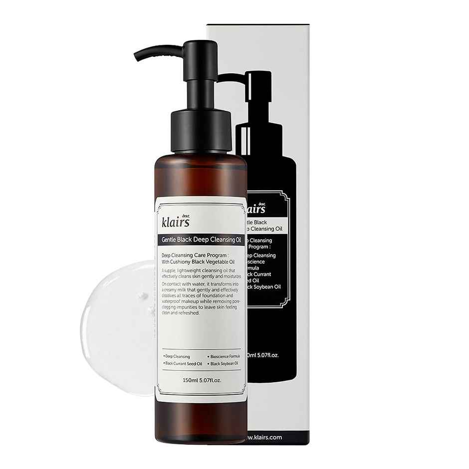 Klairs Gentle Black Deep Cleansing Oil (Pack Size:150Ml)