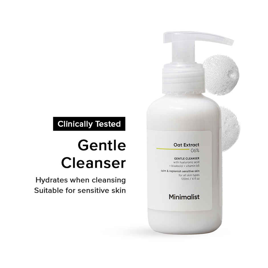 Minimalist Gentle Face Wash with 6% Oat extract For Sensitive Skin