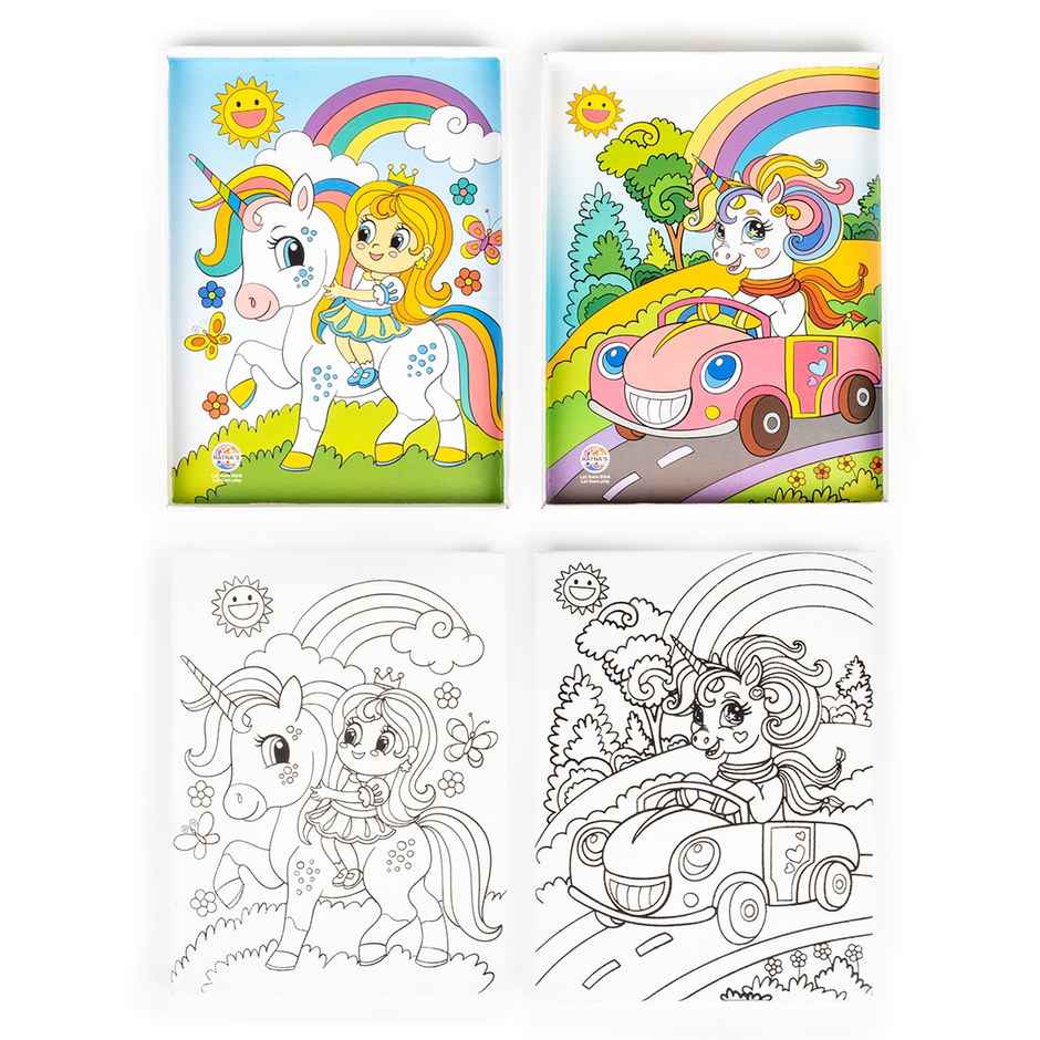 Ratna's Unicorn Canvas Art