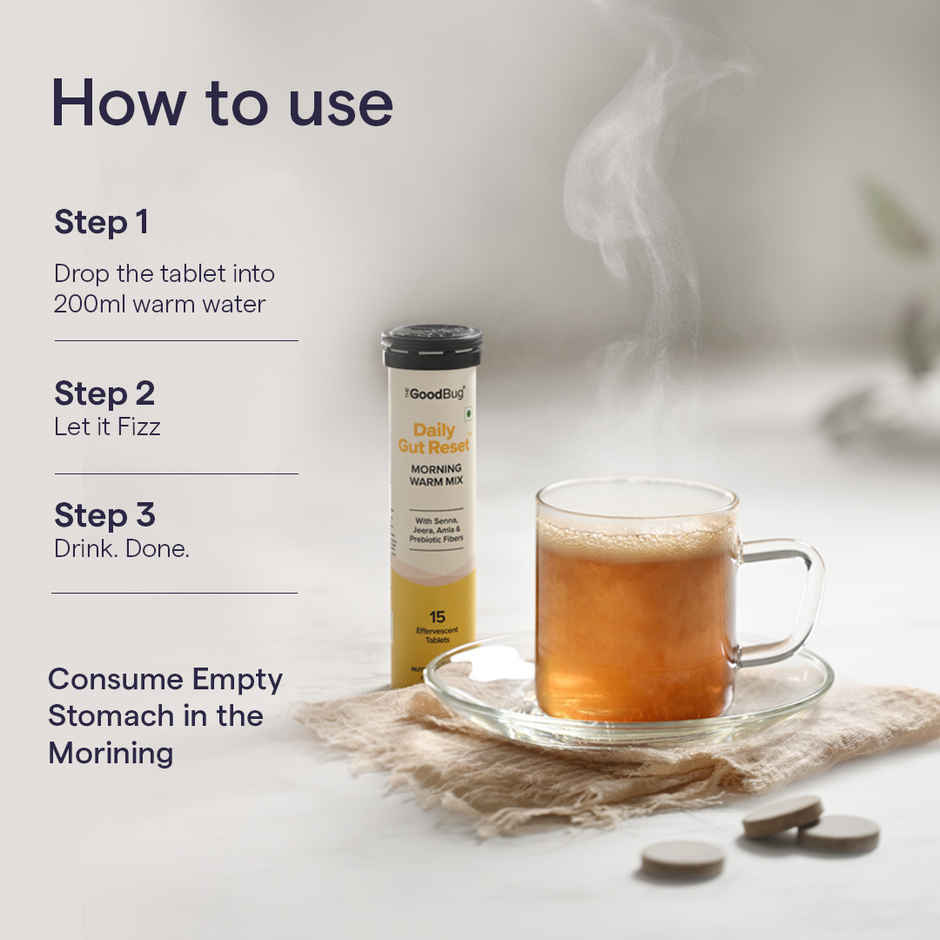 The Good Bug Gut Cleanse Effervescent Tablets Improves Probiotic Activity, Gut Healt