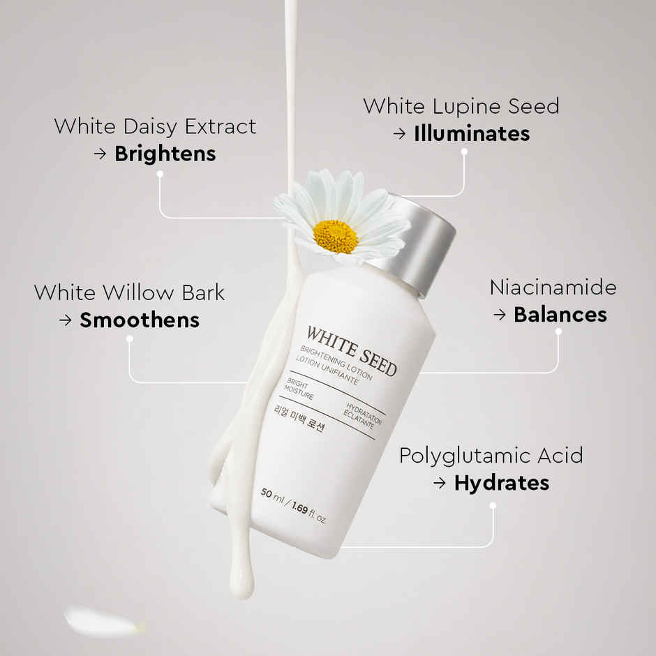 The Face Shop White Seed Brightening Lotion With Niacinamide & Polyglutamic Acid