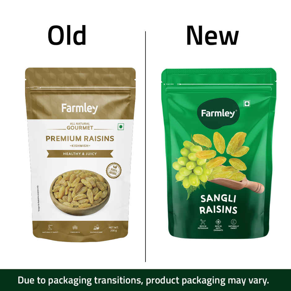 Farmley All Natural Gourmet Premium Raisins | Kishmish