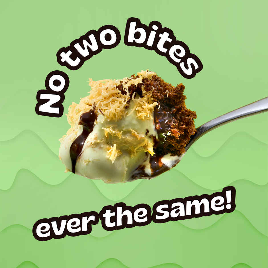 OB & GOB Pistachio & Choco Kunafa Ice Cream Sundae Combo