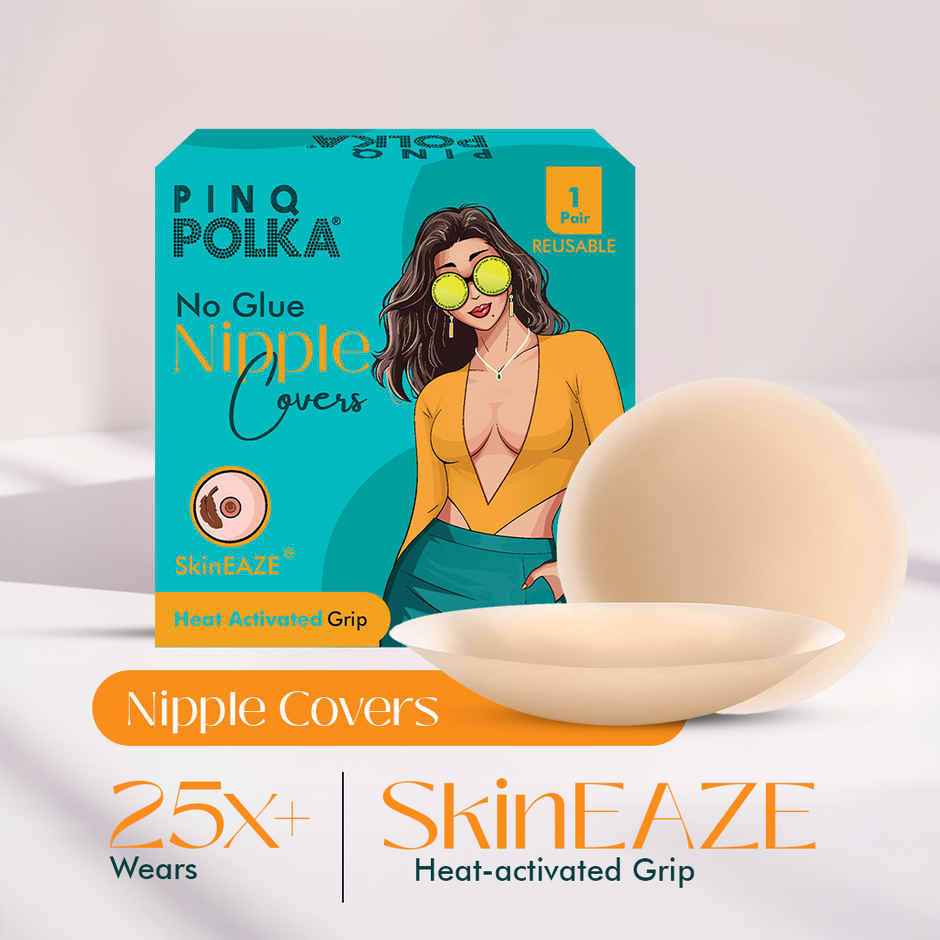 Pinq Polka Reusable Nipple Cover | Nude | 10 cm No Glue