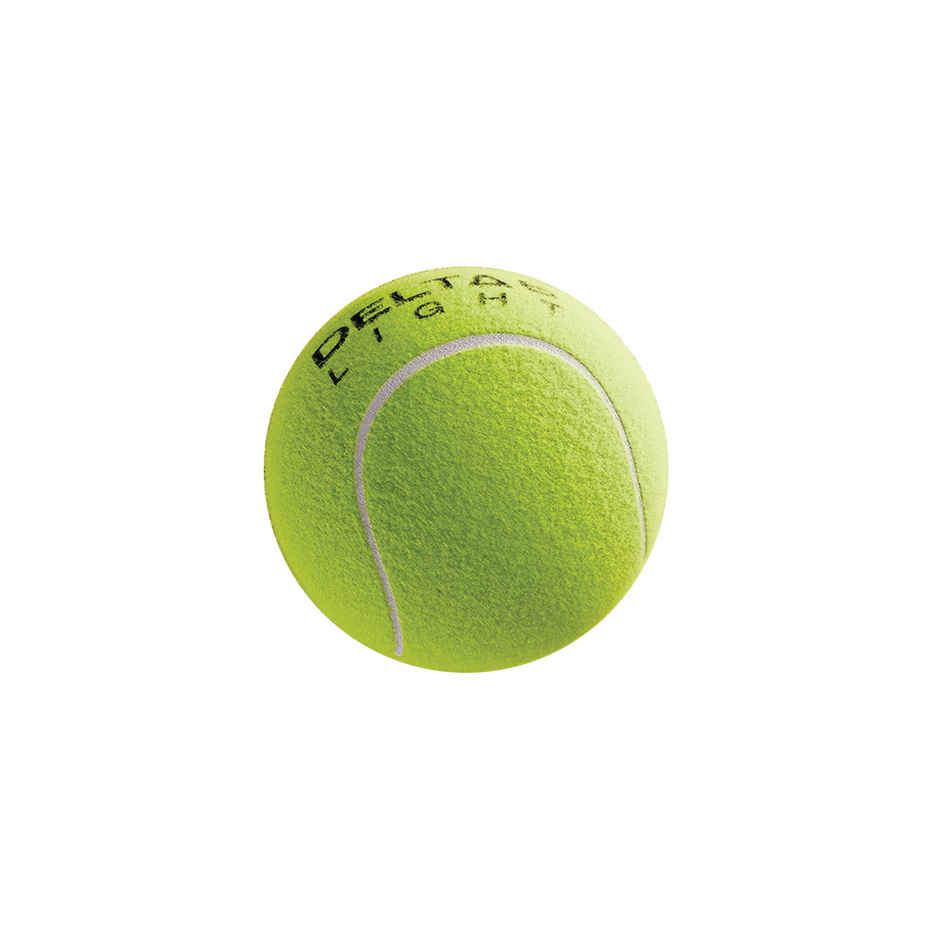 Hundred Delta 6 Light Cricket Tennis Balls | Yellow | Pack Of 6