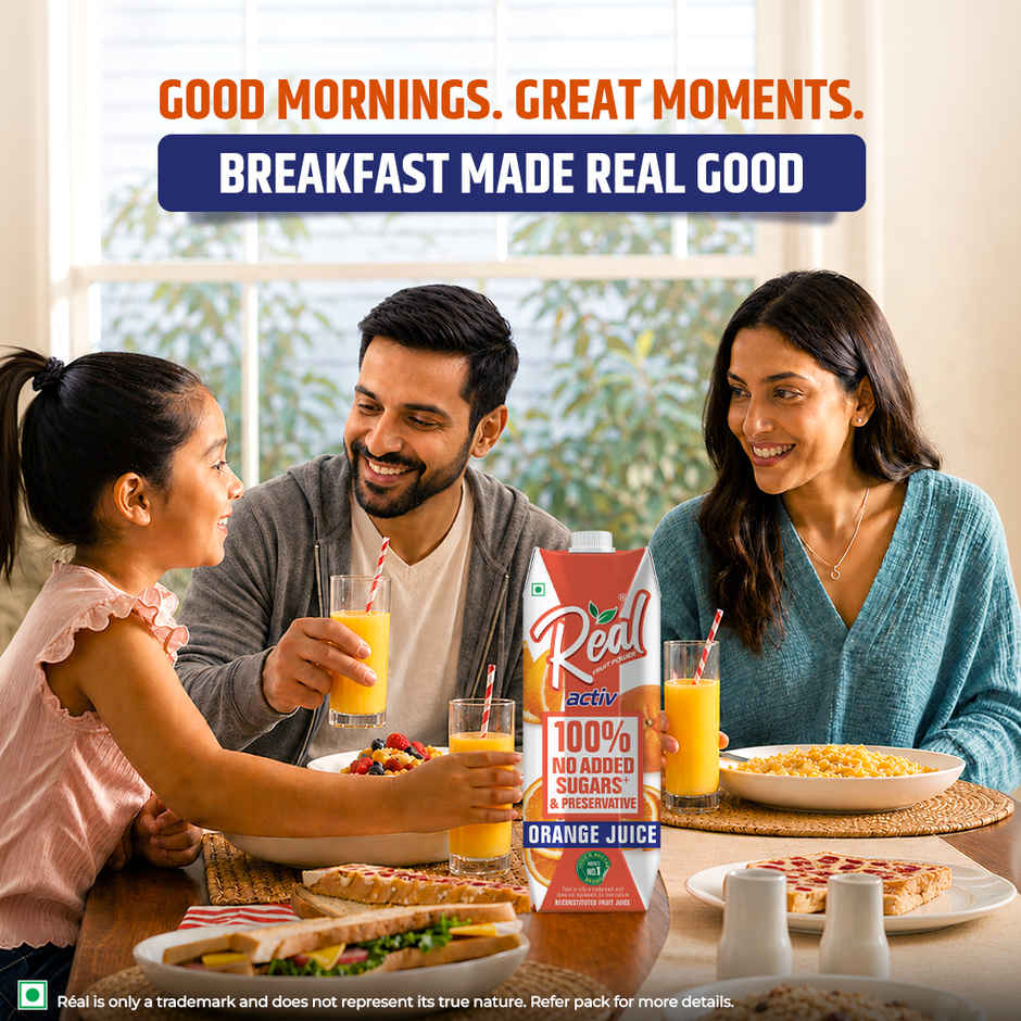 Real Activ Orange Juice | No Added Sugars & Preservatives