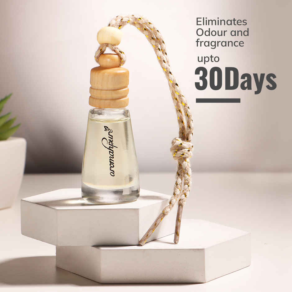 Aromahpure Premium Car Air Freshener Hanging Pod | Moonlight Musk Fragrance | Last upto 30 days