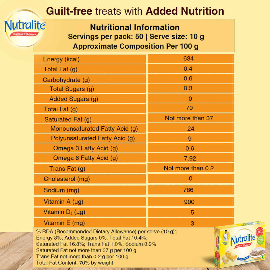 Nutralite Active Fat Spread Omega 3