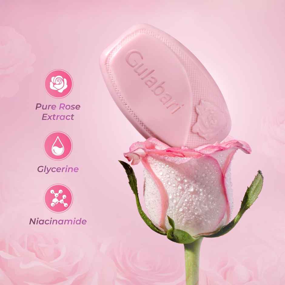 Dabur Gulabari Pure Rose Soap