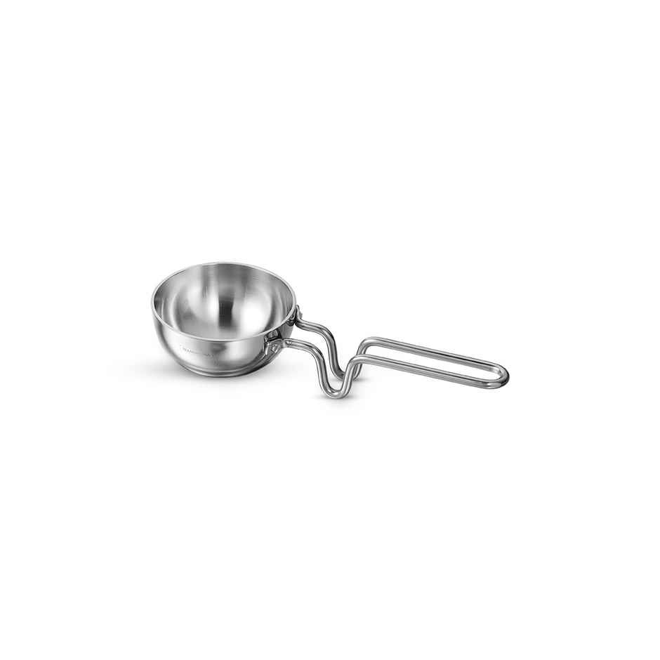 Tramontina Aeion Triply 10cm Tadka Pan | Healthy, Non Toxic | Tempering Pan | Spice Tadka | Stay Cool Handle | NSF Certified | 10 Year Warranty