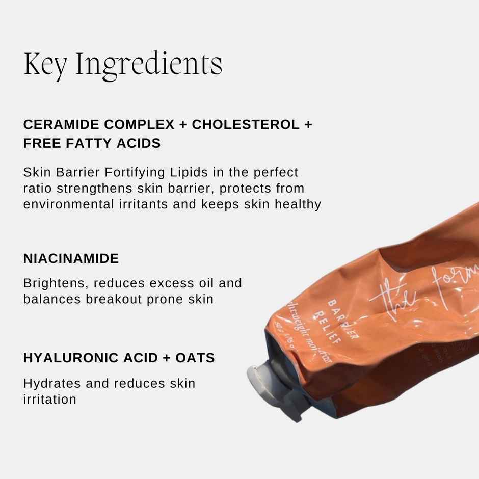 The Formularx Barrier Relief Lightweight Ceramide Moisturizer Skin Barrier Supporting Gel-Cream