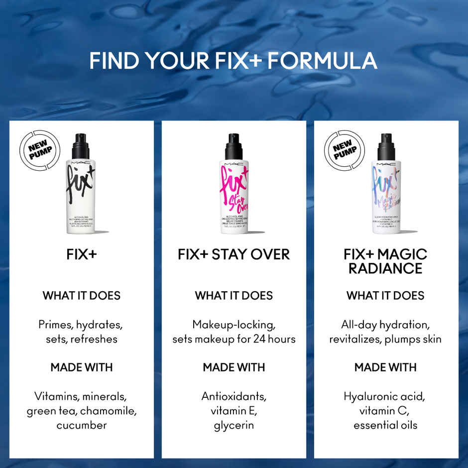 M.A.C Prep + Prime Fix+ Setting Spray | Makeup Fixer | Travel Size