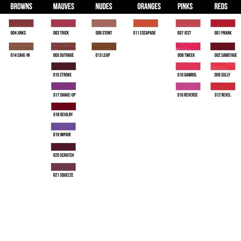 Colorbar Matte Me As I Am Lip Color New-Outrage-[005]