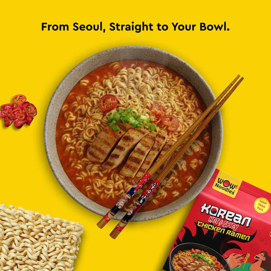 Wow! Noodles Korean Hot & Spicy Chicken