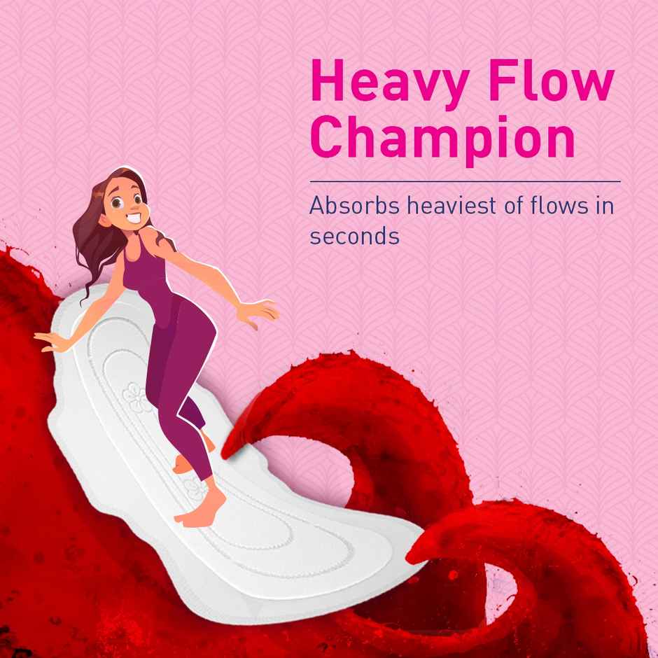 Paree Soft and Rash Free Sanitary Pads | XL | 40 pcs