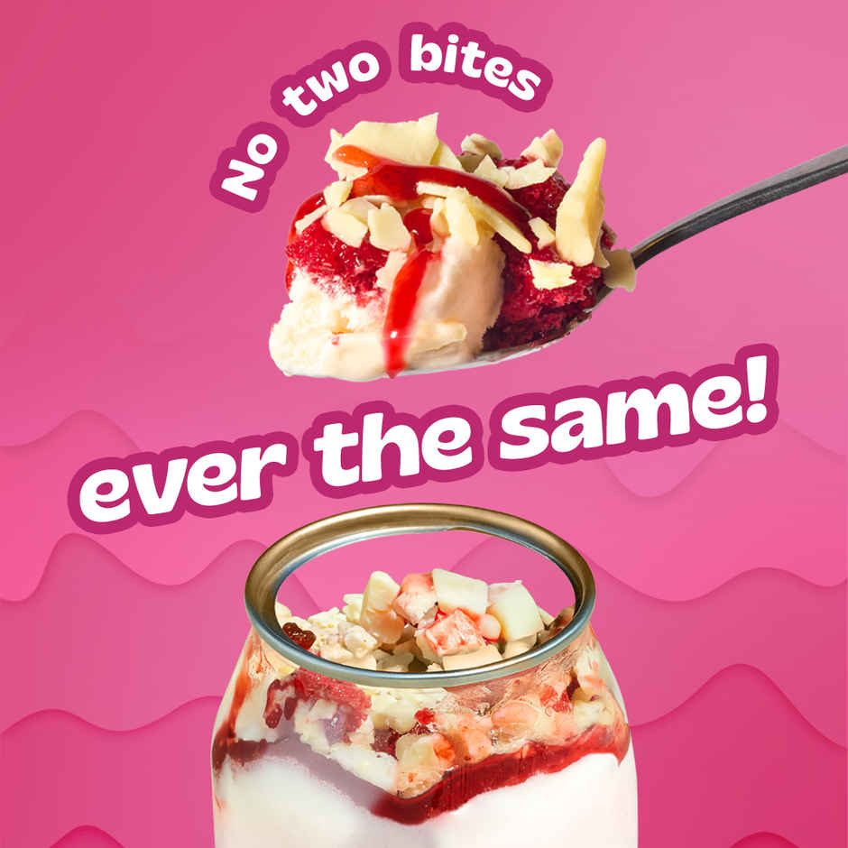 OB & GOB Strawberry & Cheesecake Ice Cream Sundae
