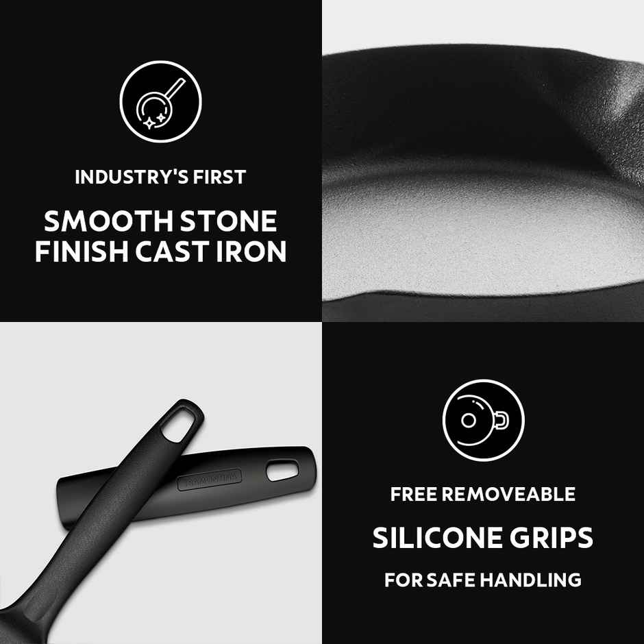 Tramontina Titanex Cast Iron Fry Pan | 20 cm | Induction Compatible