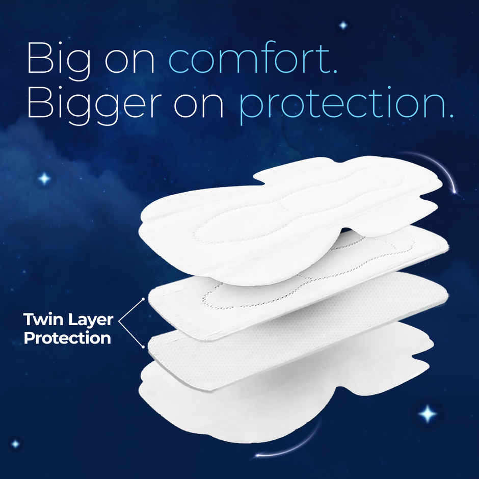 Nua All Night Comfort Sanitary Pads | 30 XXL