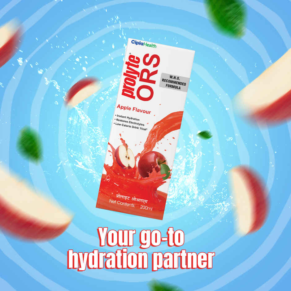 Cipla Prolyte (ORS) Apple Liquid Combo