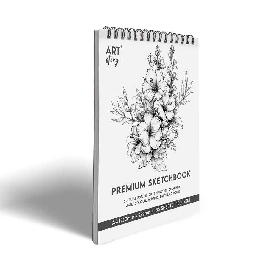Itsy Bitsy Premium Sketchbook Top Wiro With Hanger A4 160gsm 36 Sheets