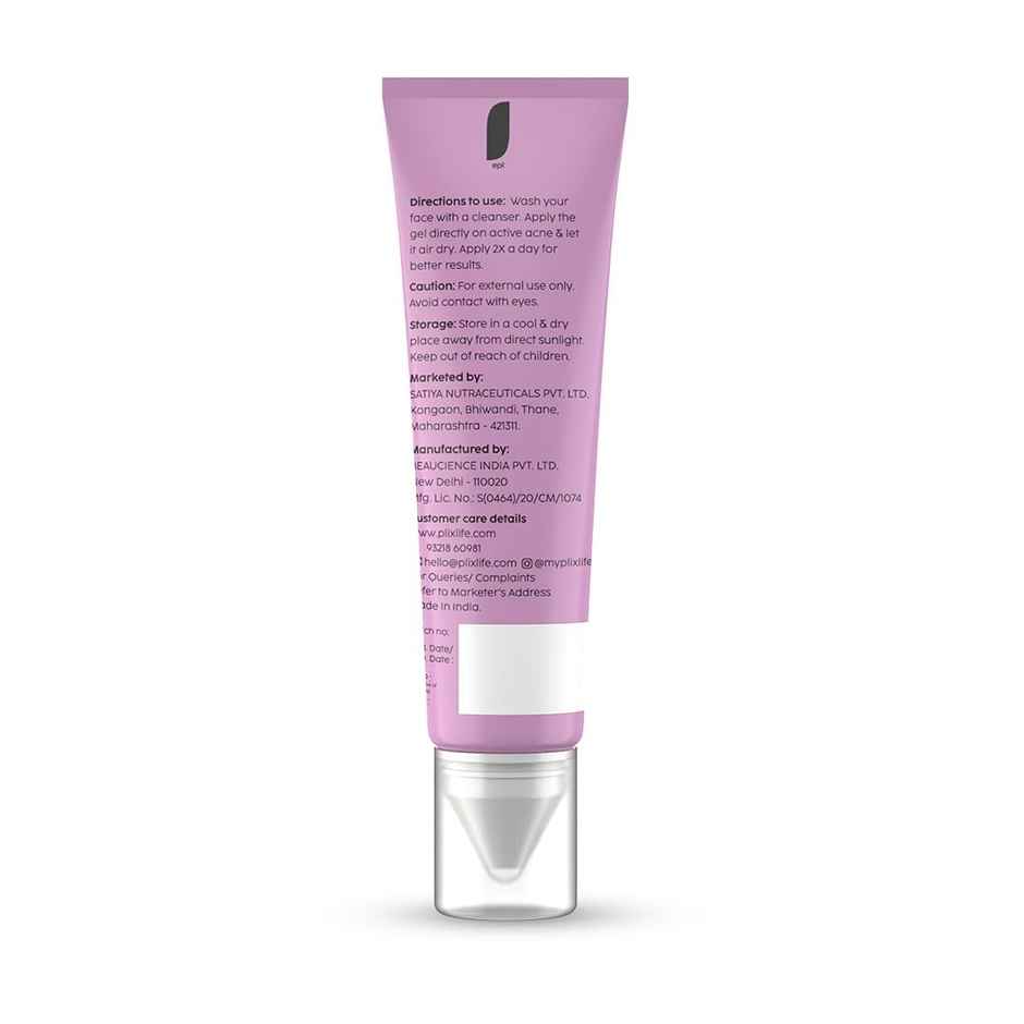 Plix The Plant Fix Jamun Acne Spot Corrector Gel For Active Acne | Quick Fix For Blemishes Combo