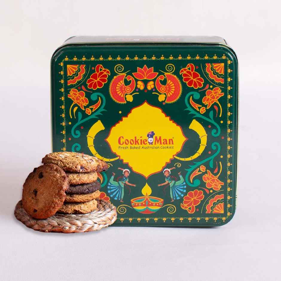 Cookie Man Father's Day Premium Assorted Cookies & Biscuits Gift Tin