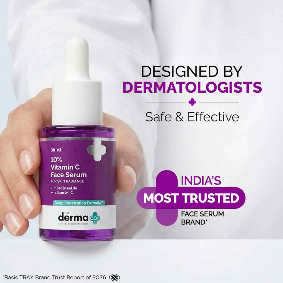 The Derma Co 10% Vitamin C Face Serum Reduces Pigmentation & Glowing Skin For All Skin Types