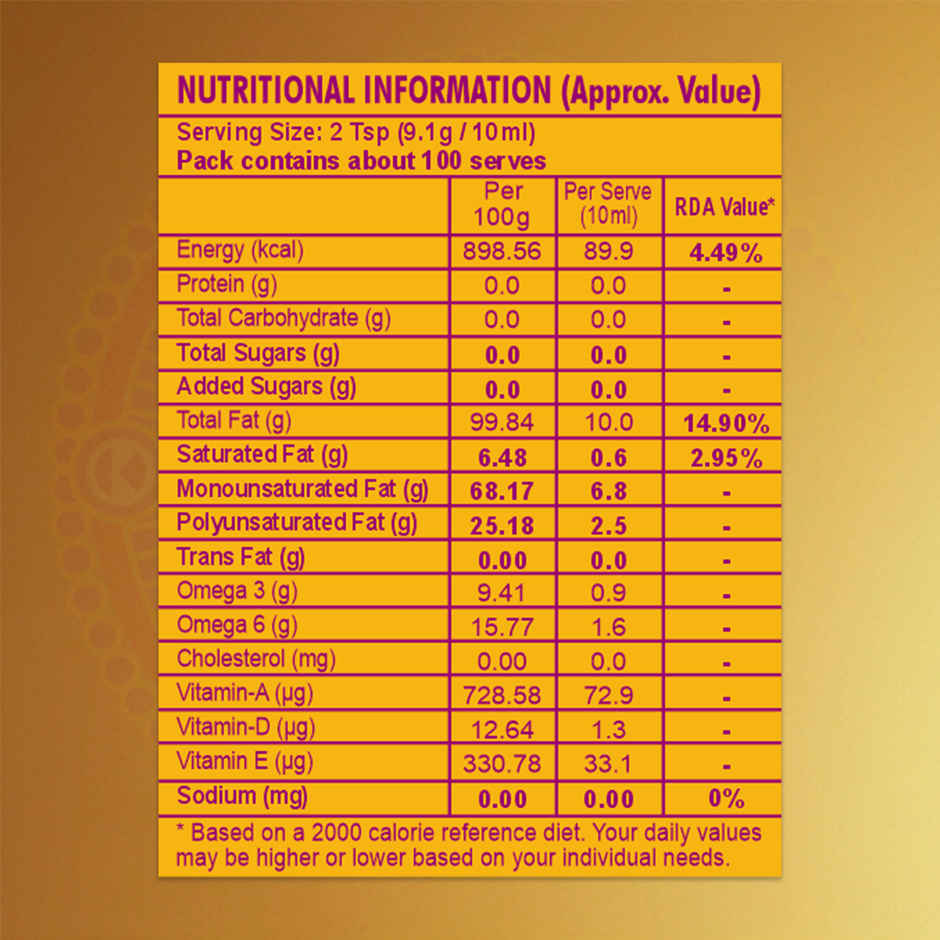 Kedia Pavitra Musturd Oil | Cold Pressed | Unrefined & Healthy Cooking Oil