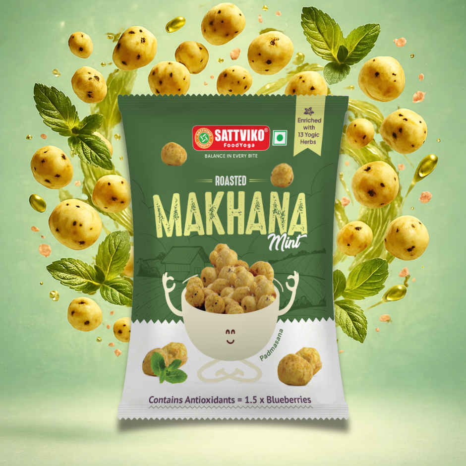Sattviko Antioxidant Mint Roasted Makhana
