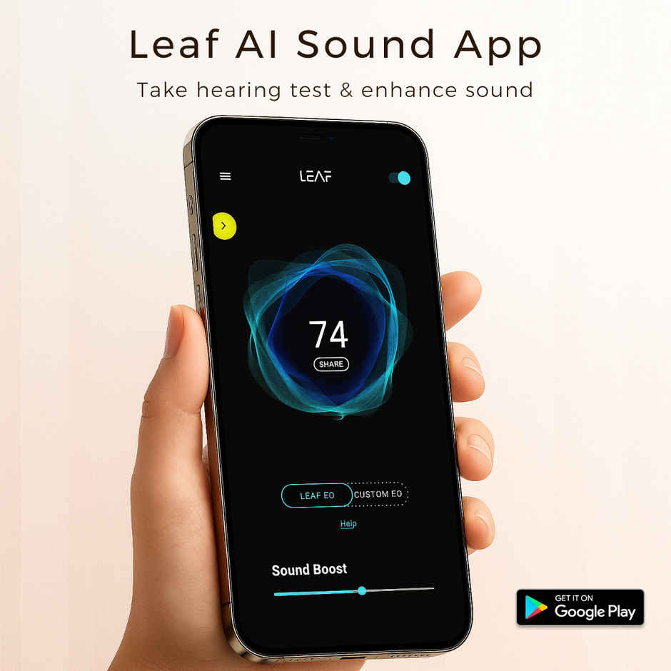 Buds X101 TWS Earbuds | 40 hours Playtime | Quad Mic with ENC | Bluetooth v5.4 | Deep Bass, AI Sound App | Monsoon