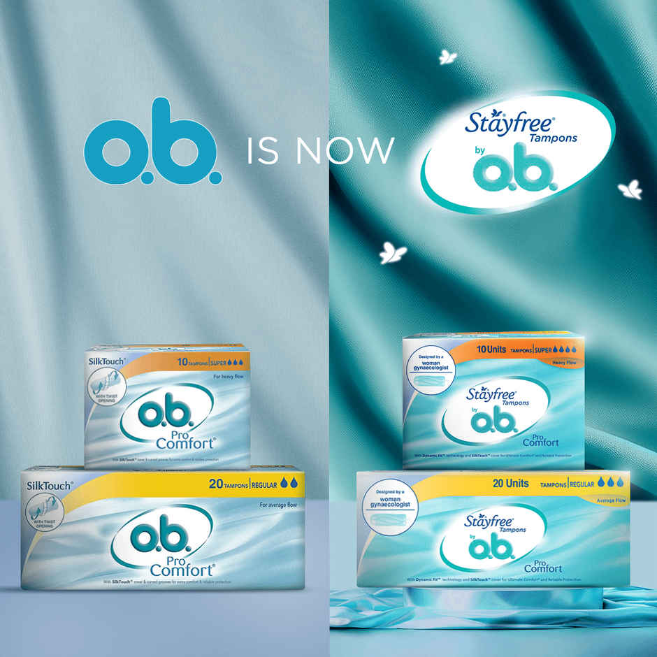 Stayfree OB-Super Pro Comfort Tampons 10s Combo