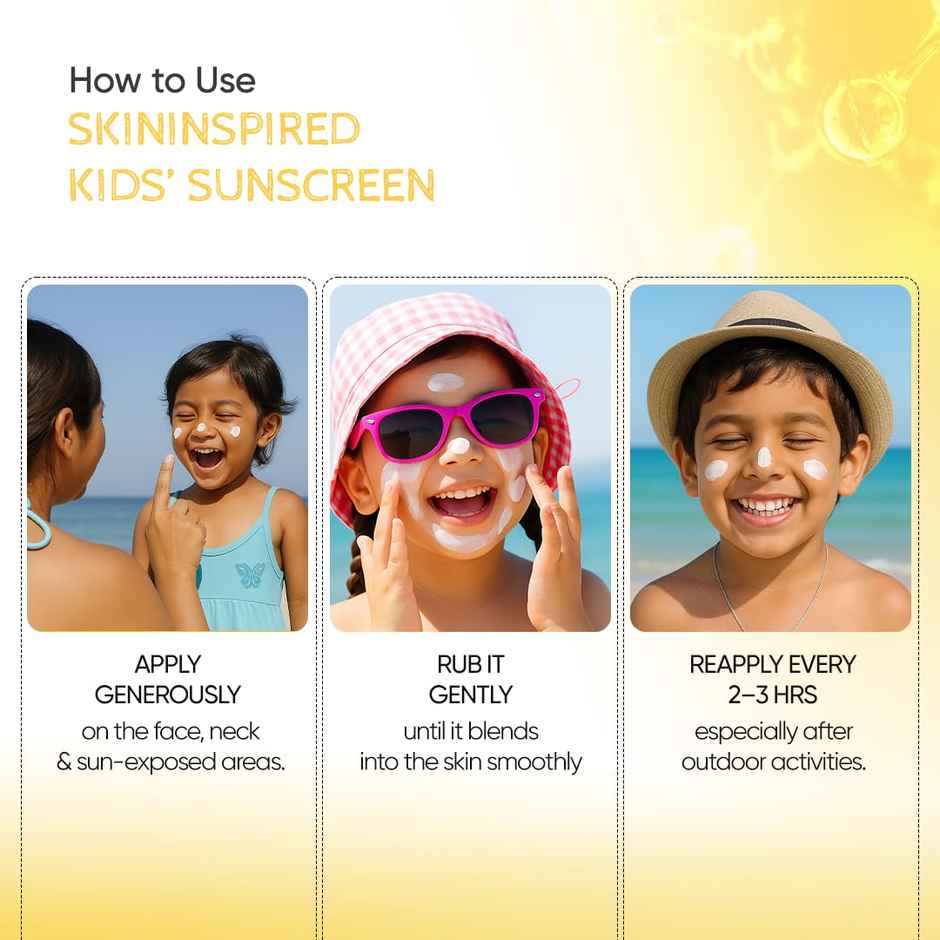 SkinInspired Kidscreen Mineral Sunscreen for Kids SPF 50+ PA++++
