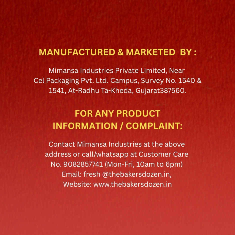 The Baker'S Dozen Zero Maida Banana Muffin