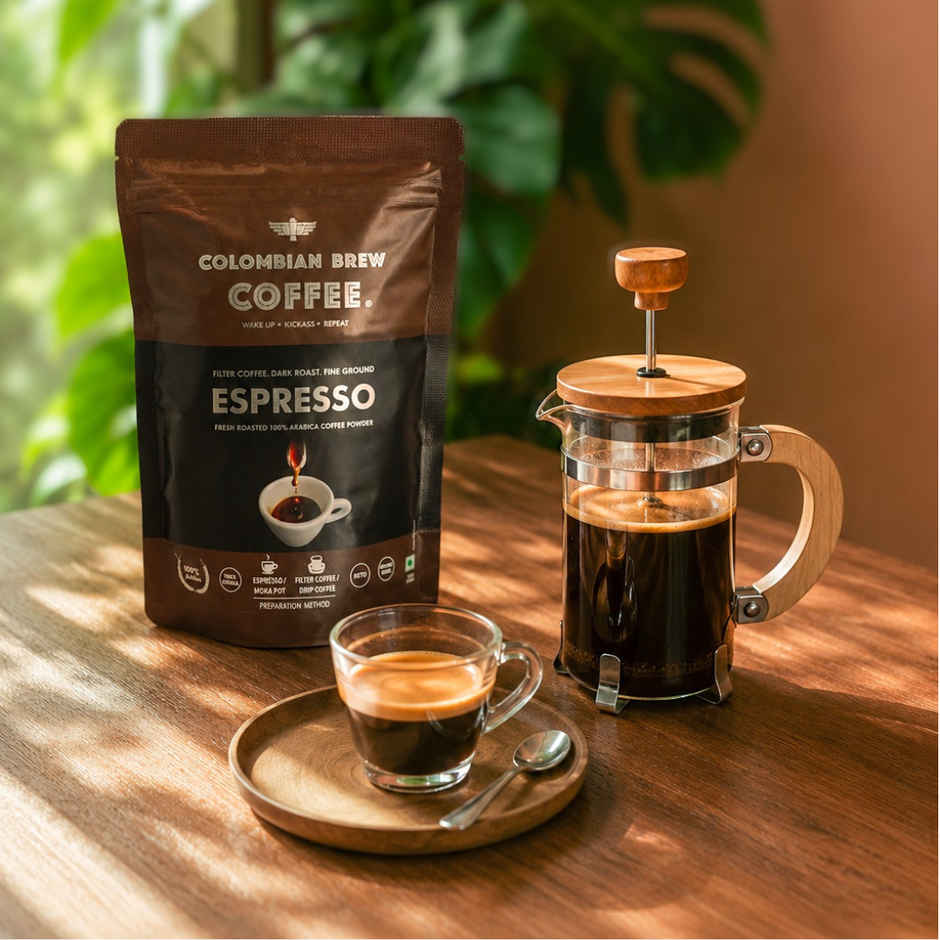 Colombian Brew Espresso Filter Coffee Powder