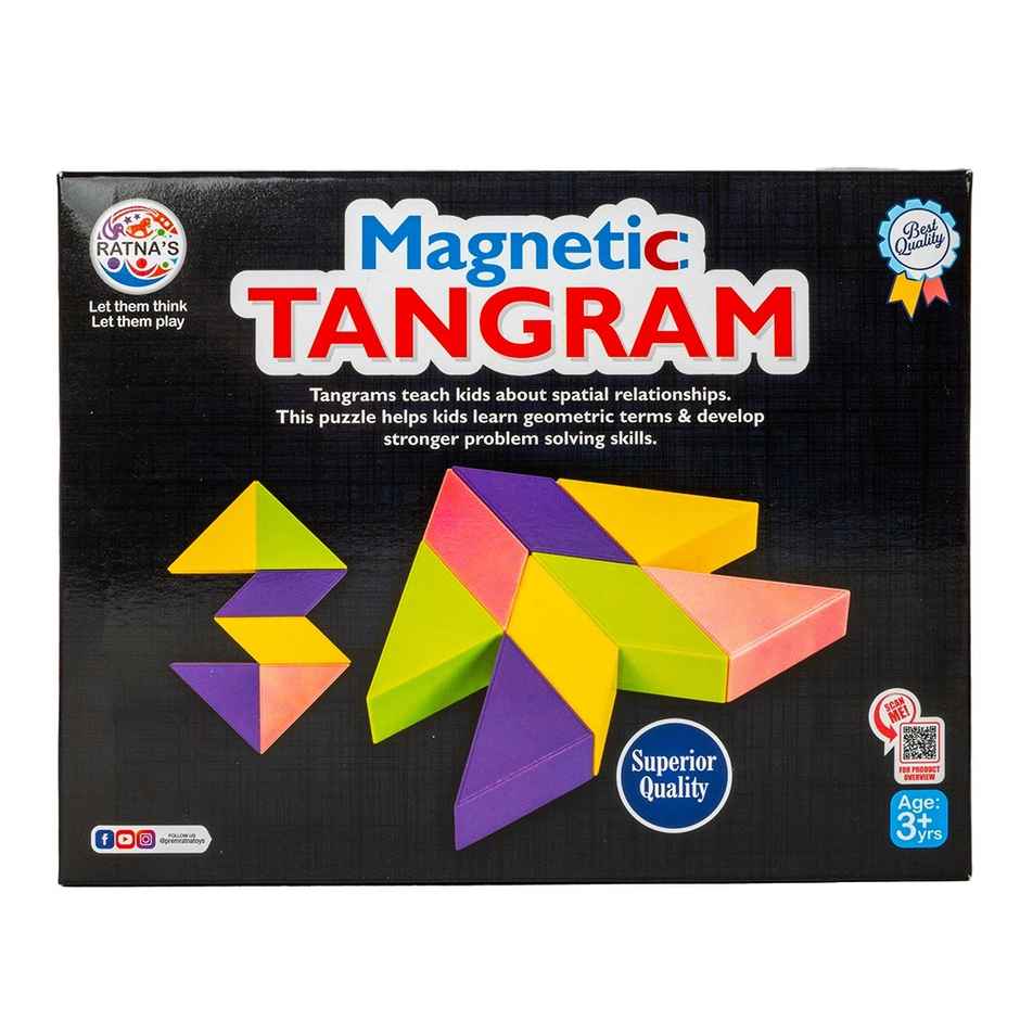 Ratna's Magnetic Tangram | Assorted | Educational & Fun