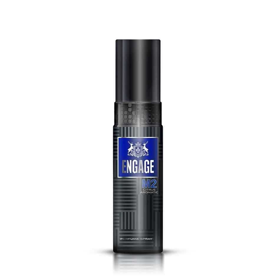 Engage M2 Perfume Spray for Men | Citrus & Amber | 24 hr Freshness | Long Lasting