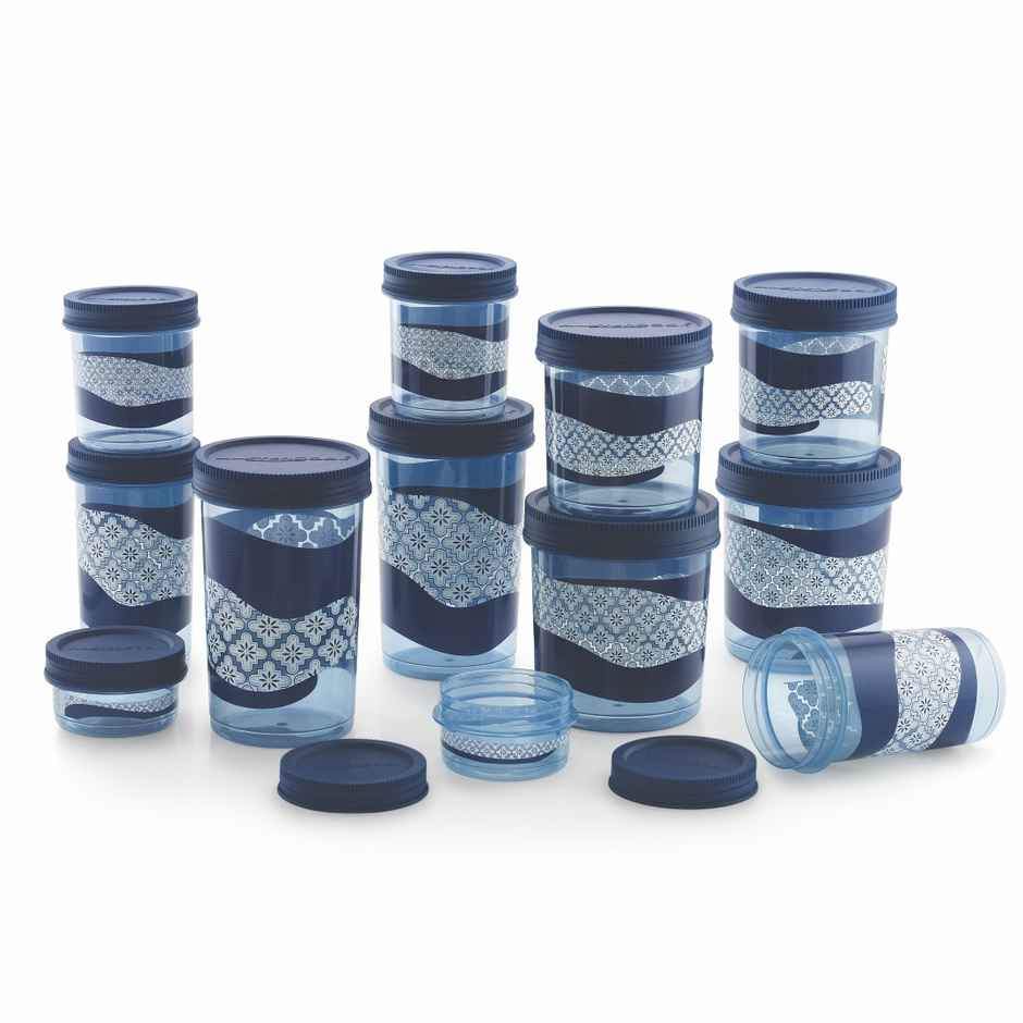 Mastercook Ibizza 12 Pcs PP Containers Set - Assorted