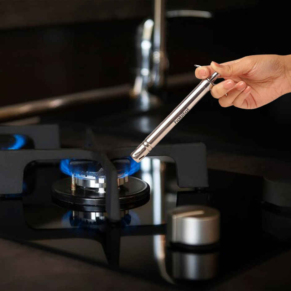 Habitat Premium Stainless Steel Easy Grip Gas Stove Lighter